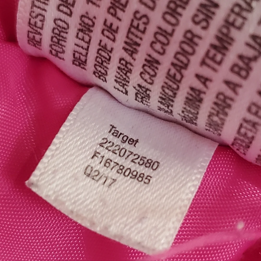 Cat & Jack Jacket Girls Size XS 4/5 Gray Pink